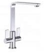 Abode Quantic Chrome Monobloc Dual Lever Tap