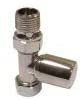 LoCo RLLOCOSTR Pr Straight Radiator Valves