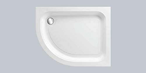 Just Trays Ultracast Anti-Slip Offset Quadrant Shower Tray