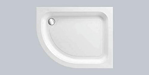 Just Trays Merlin Anti-Slip Offset Quadrant Shower Tray