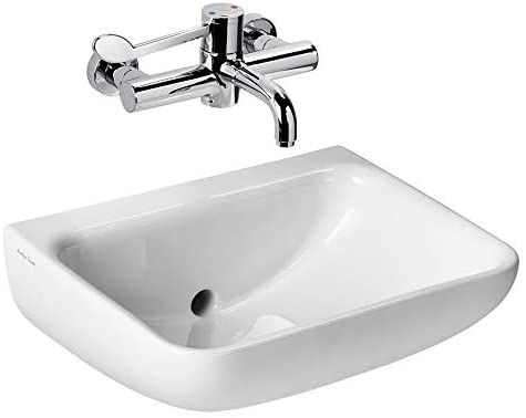 Armitage Shanks S0430HY Contour 21+ 50cm Back Outlet Washbasin No Tap Hole