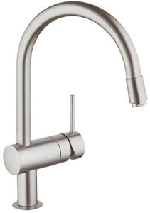 Grohe Minta 32918 DC0 Supersteel 1/2 inch Sink Mixer