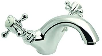 Trisen Formby TT102 Two Handle Traditional Mono Basin Mixer (Full Turn Operation)