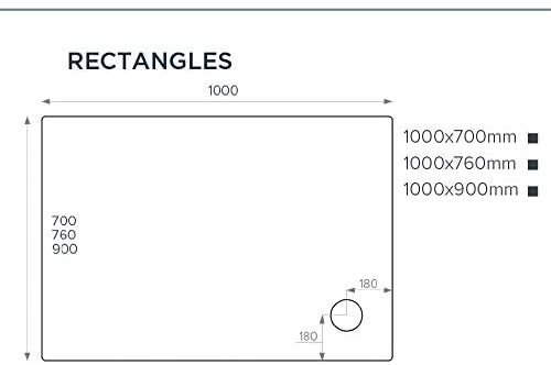 Just Trays Ultracast Rectangle Shower Tray