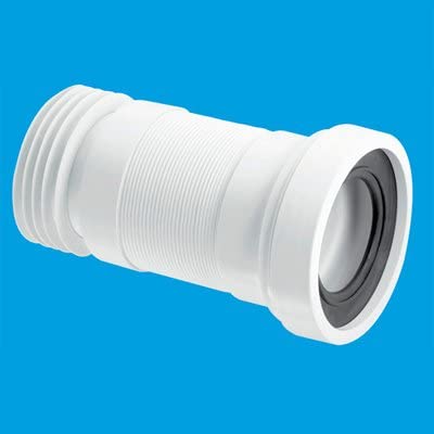 Mcalpine Flexible Connector. Outlet to Suit 3̴_ inch 180mm Greater than 470mm WC-F26S