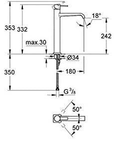 GROHE 32757000 Allure Basin Mixer Tap