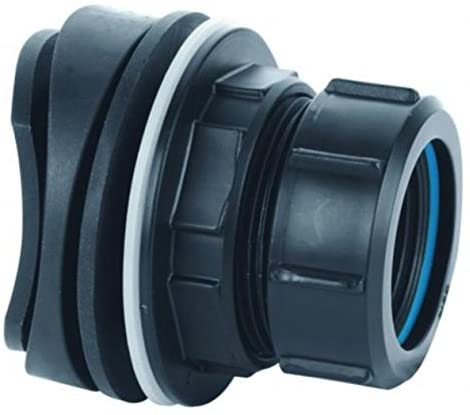 McAlpine BOSSCONN1.25BL Black Soil Pipe Boss Connector 1.25BL S&RW x 1.1/4 Inch Black