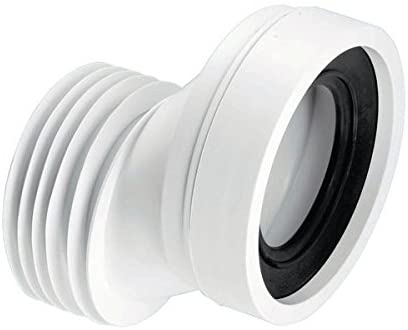 McAlpine WC-CON4A 40mm Offset Rigid WC Connector, White