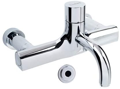 Twyford SF1130CP Sola Thermostatic Wall Mounted Surgeons Mixer Infrared, Detachable Spout