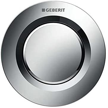 Geberití«Ì_Ì_ÌÎ̝ÌÎ̥í«ÌÎ_Series 01 Remote Control Flush Button, Pneumatic, for Single Flush, for Concealed Cistern Geberit Sigma 8í«ÌÎ_cm, recessed Push buttonGloss Chrome.