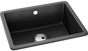 ABODE 259174 AW3126 Matrix SQGR15 1.0 Large Bowl Granite Kitchen Sink-AW3126