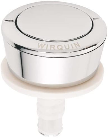 Wirquin Jollyflush Single Flush Chrome Toilet Push Button 19007001, Multi-Colour