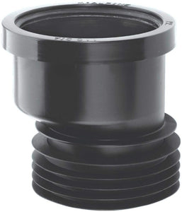 McAlpine 4"/110mm Black Offset Drain Connector DC1BL-OS