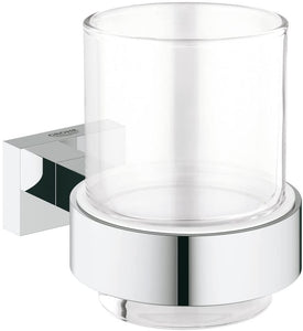 Grohe Essentials Cube Glass Tumbler with Holder 40755001
