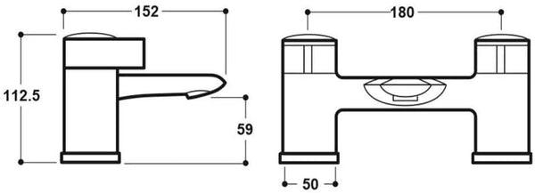 Synergy Tec Studio L Bath Filler SY-L03-N