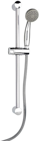 Croydex Essentials Single Function Shower Set includes Handset/Hose/Riser Rail, Chrome