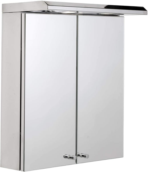 CroydEx Shire Double Door White Illuminated Cabinet