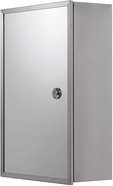 Croydex Trent Stainless Steel Lockable Medicine Cabinet