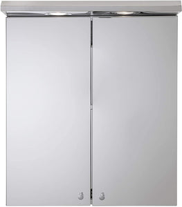 CroydEx Shire Double Door White Illuminated Cabinet