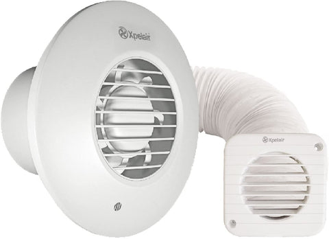 Xpelair 93086aw Simply Silent Shower Fan Complete, Cool White