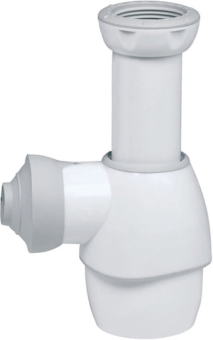 Wirquin 31180002åÊUniversal Siphon for Basin White/Grey