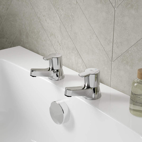 Ideal Standard B1147AA Calista Bath Pillar taps, Chrome