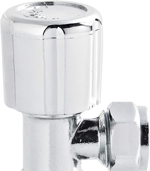 Nuie RV003 | Modern Bathroom Angled Radiator Valve, 78mm x 30mm, Chrome