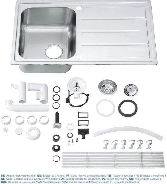 GROHE 31571SD0 | K500 Sink 1.0 bowl | Stainless Steel