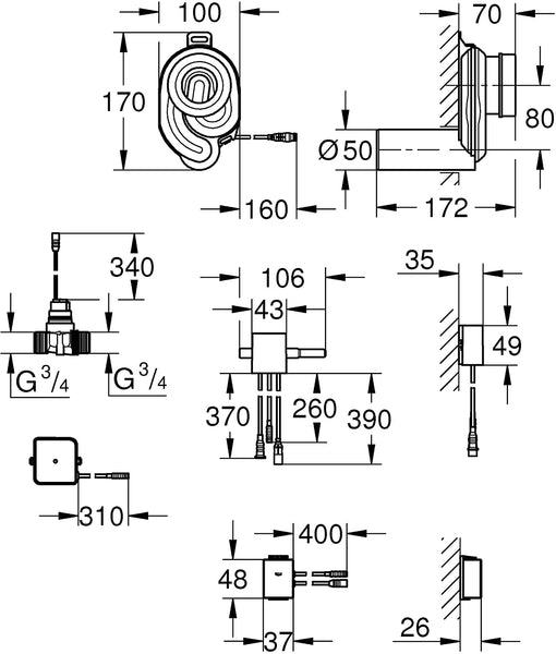 Grohe - Bluetooth Temperature Urinal Sensor