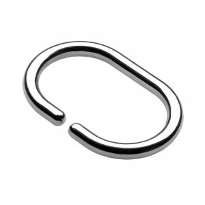 C Shaped Curtain Ring chrome