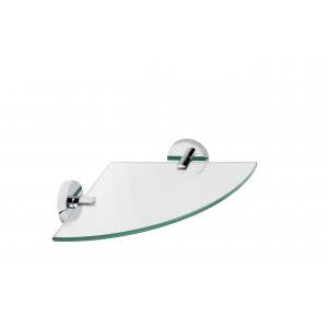 Chester Flexi-Fix Glass Corner Shelf