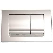 Regiplast 172M, Oblong Dual Flush Panel Mat Chrome (Product Code: 06110223)