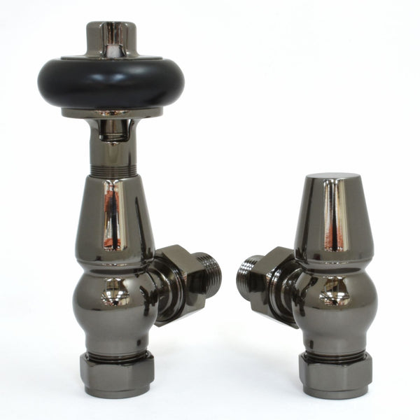 Traditional Black Nickel Thermostatic Radiator Valve