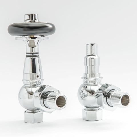 Traditional Chrome Radiator Valves