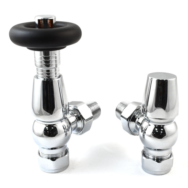 Traditional Chrome Thermostatic Radiator Valve